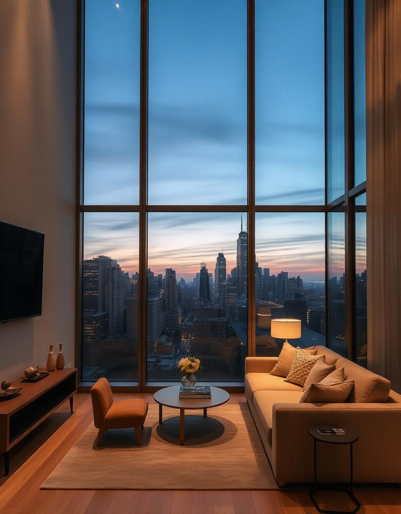 City apartment — Skyline views
